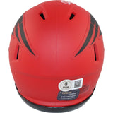 Christian Gonzalez Signed New England Patriots Rave Mini Helmet Beckett 50785