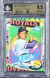 Royals George Brett Signed 2020 Topps Project 2020 #55 Card 9.5 Auto 9! BAS Slab