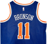 KNICKS JALEN BRUNSON AUTOGRAPHED NIKE SWINGMAN JERSEY SIZE 48 FANATICS 230124
