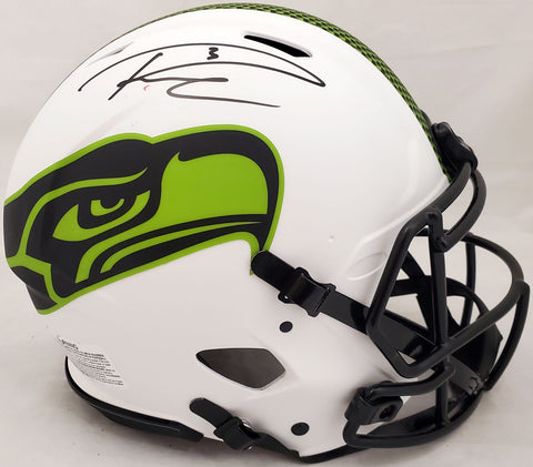 Russell Wilson Autographed Seahawks Lunar Eclipse Full Size Auth Helmet Becket
