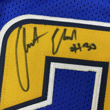 FRAMED Autographed/Signed AUSTIN EKELER 33x42 LA Color Rush Jersey PSA/DNA COA