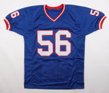 Lawrence Taylor Signed New York Giants Career Highlight Stat Jersey (JSA COA)