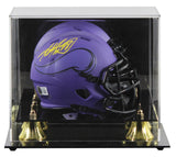 Vikings Adrian Peterson Signed Rave Speed Mini Helmet W/ Case BAS Witnessed