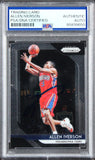 76ers Allen Iverson Authentic Signed 2018 Panini Prizm #45 Card PSA/DNA Slabbed