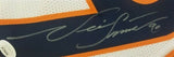 Neil Smith Signed Denver Broncos White Jersey (JSA COA) 6xPro Bowl Defensive End