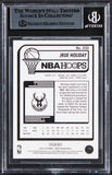 Bucks Jrue Holiday Authentic Signed 2023 Hoops #200 Card BAS Slabbed