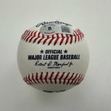 Autographed/Signed Yadier Molina Rawlings Baseball ROML Beckett BAS COA