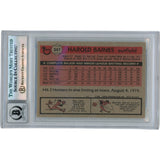 Harold Baines Autographed 1981 Topps #347 HOF Slabbed Trading Card Beckett 50649