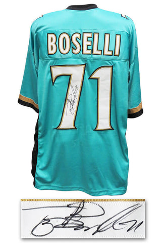 Tony Boselli Signed Teal Custom Jersey