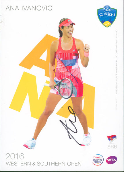 Ana Ivanovic Authentic Signed 5x7 Promotional Photo Autographed BAS #BG83225