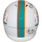 Devon Achane Autographed/Signed Miami Dolphins Mini Helmet Beckett 43835