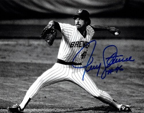 Milw Brewers 1982 AL Champ pitcher JERRY AUGUSTINE Signed 8x10 Photo #2 AUTO