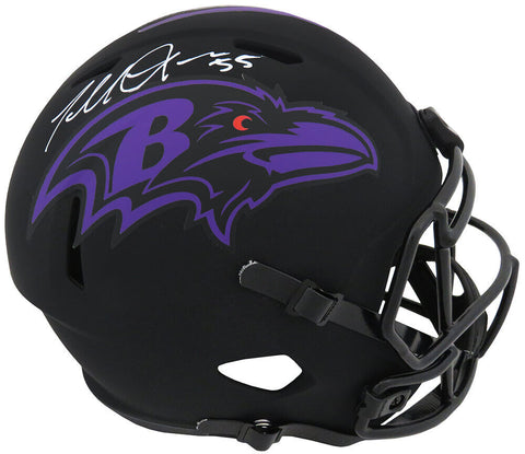Terrell Suggs Signed Ravens ECLIPSE Riddell F/S Speed Replica Helmet - (SS COA)