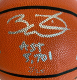 Dwyane Wade Miami Heat Autographed NBA Basketball - Stats Inscribed Fanatics COA