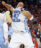 Sean May Signed North Carolina Tar Heels Jersey (Beckett QR) 2005 NCAA Champion