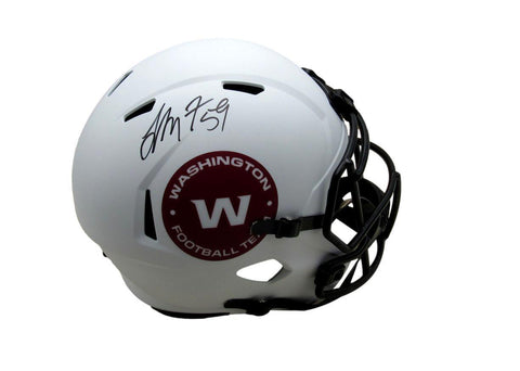 London Fletcher Signed/Auto Lunar Full Size Replica Helmet Commanders JSA 194010