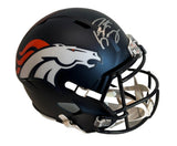Peyton Manning Autographed Denver Broncos Navy 5280 Replica Helmet Fanatics COA