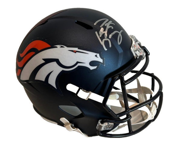 Peyton Manning Autographed Denver Broncos Navy 5280 Replica Helmet Fanatics COA
