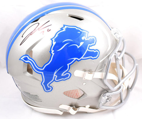 Jahmyr Gibbs Autographed Detroit Lions F/S Speed Authentic Helmet- Fanatics