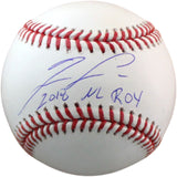 Ronald Acuna Autographed Atlanta Braves OML Baseball NL ROY Fanatics 54542