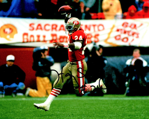 SF 49ers Running Back HARRY SYDNEY Signed 8x10 AUTO Photo #1 - SB Camp