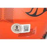 Shannon Sharpe Autographed Denver Broncos Rave Mini Helmet HOF Beckett 53669
