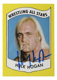 Hulk Hogan Signed Reprint 1982 Wrestling All Stars Card #2 BAS