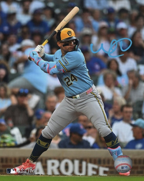 Milwaukee Brewers All Star Catcher WILLIAM CONTRERAS Signed 8x10 Photo #2 AUTO