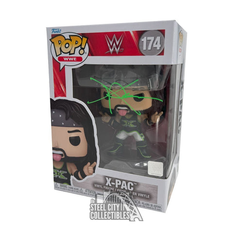 X-Pac Autographed WWE Funko Pop - Fanatics (Green Ink)