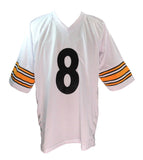 Tommy Maddox Autographed Custom White Football Jersey Steelers JSA 179786