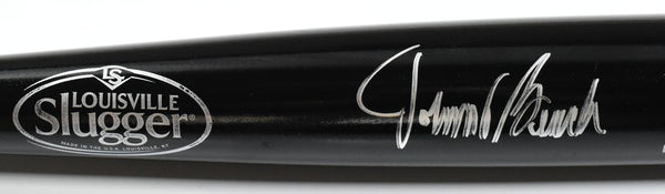 Johnny Bench Autographed Black Louisville Slugger Pro Baseball Bat - Fanatics
