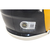 Torry Holt Autographed Los Angeles Rams TB Mini Helmet Beckett Witness 56896