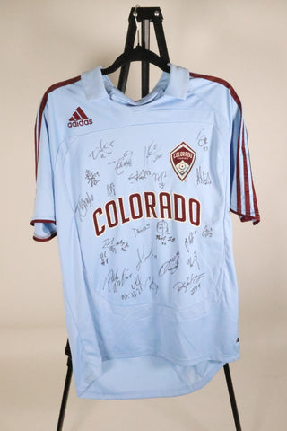 Colorado Rapids 2007 Team-Signed Blue Adidas Jersey -- Full Roster | LSM COA
