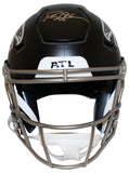 Deion Sanders Signed Atlanta Falcons Authentic Speed Flex Helmet Beckett 39616