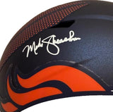Mike Shanahan Autographed/Inscribed SB XXXII & XXXIII Broncos Replica Helmet COA