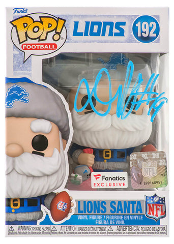 Donovan Peoples-Jones Signed Lions 'SANTA' Funko Pop Doll #192 - (SCHWARTZ COA)
