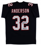 Jamal Anderson Signed Atlanta Falcons Jersey nscribed "Dirty Bird" (Beckett QR)