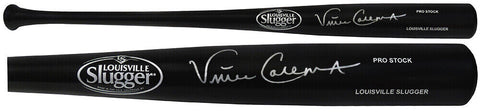 Vince Coleman Signed Louisville Slugger Pro Stock Black Baseball Bat - (SS COA)