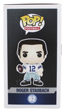 Cowboys Roger Staubach Authentic Signed #82 Funko Pop Figure BAS Wit #WY25951