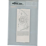 John Riggins Signed Washington Redskins Super Bowl XVII Ticket MVP Beckett 51905