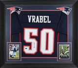 Mike Vrabel Authentic Signed Navy Pro Style Framed Jersey BAS Witnessed