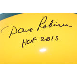 Dave Robinson Autographed Green Bay Packers F/S TB Helmet HOF Beckett 51029