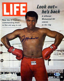 Muhammad Ali Authentic Autographed Signed Life Magazine Beckett COA A08494