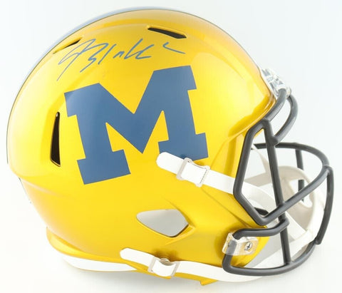 Blake Corum Signed Michigan Wolverines Flash Alternate Speed Full-Size Helmet