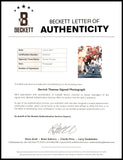 Derrick Thomas Autographed 8x10 Photo Kansas City Chiefs Beckett BAS #AC95525