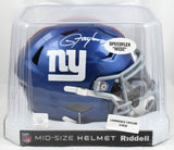 Lawrence Taylor Signed New York Giants Mid-Size SpeedFlex Helmet- Beckett W Holo