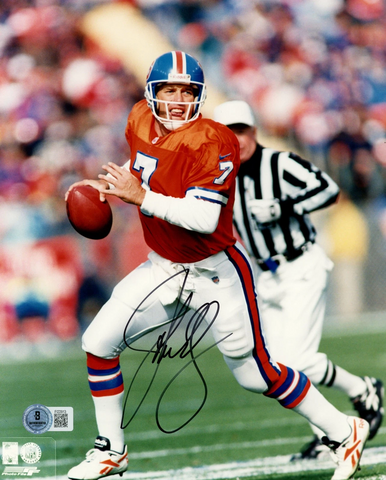 Broncos John Elway Authentic Signed 8x10 Photo Autographed BAS #BR54825