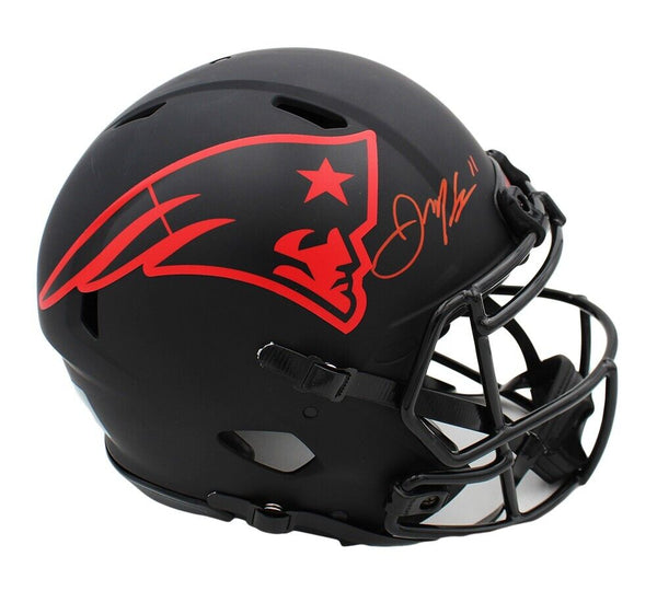 Julian Edelman Signed New England Patriots Speed Authentic Eclipse NFL Helmet