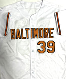 Orioles Pitcher CORBIN BURNES Signed Custom Replica White Jersey AUTO - BAS