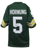 Paul Hornung (GB PACKERS) Signed Green Throwback Custom Football Jersey -JSA COA